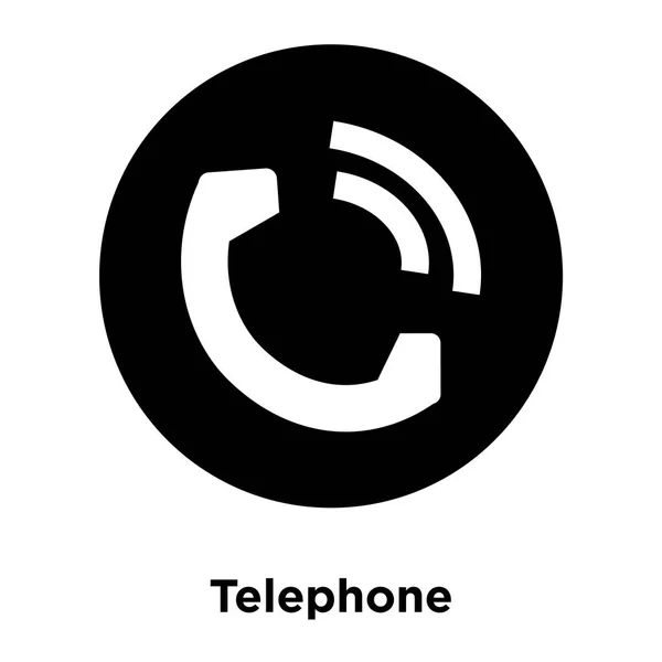 Telefoon Pictogram Vector Geïsoleerd Een Witte Achtergrond Logo Concept Van — Stockvector