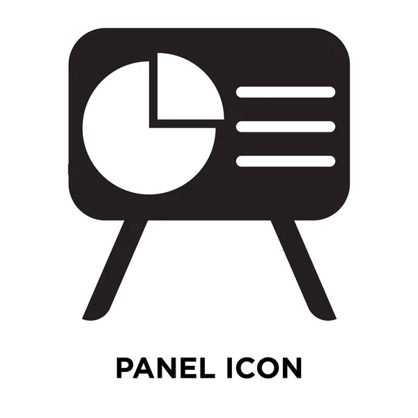 Vektorové Ikony Panelu Izolovaných Bílém Pozadí Logo Pojmu Panel Nápis — Stockový vektor