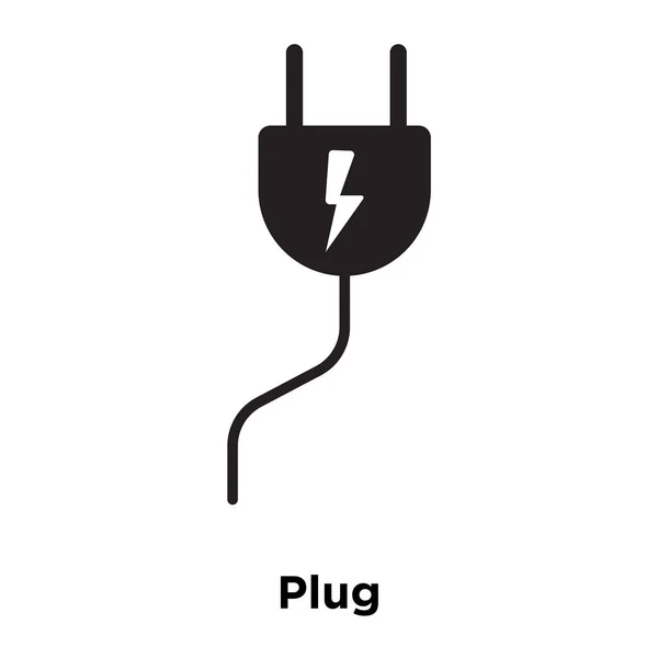 Steckersymbolvektor Isoliert Auf Weißem Hintergrund Logo Konzept Des Steckerzeichens Auf — Stockvektor
