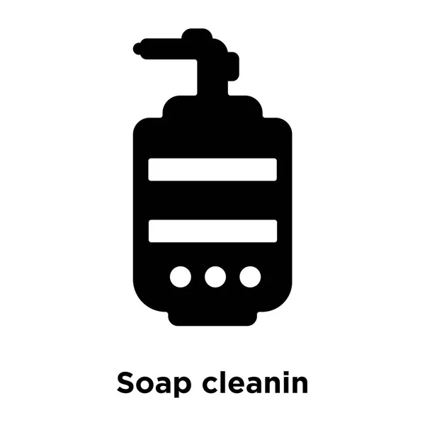Seife Cleanin Symbol Vektor Isoliert Auf Weißem Hintergrund Logo Konzept — Stockvektor