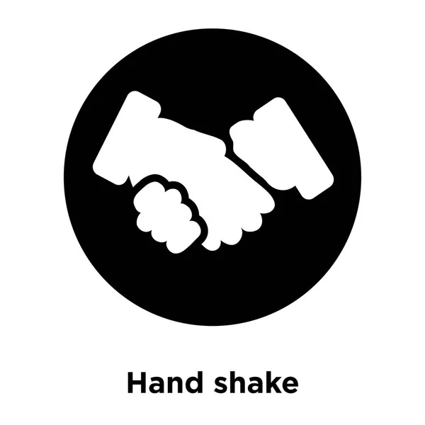 Handshake Symbol Vektor Isoliert Auf Weißem Hintergrund Logo Konzept Des — Stockvektor