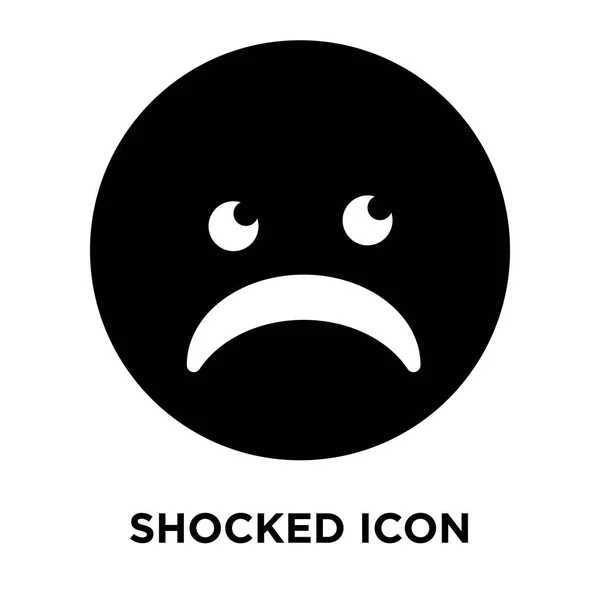 Icono Impactado Vector Aislado Sobre Fondo Blanco Concepto Logotipo Signo — Vector de stock