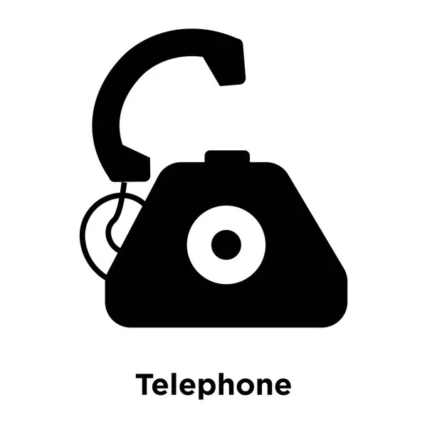 Telefoon Pictogram Vector Geïsoleerd Een Witte Achtergrond Logo Concept Van — Stockvector