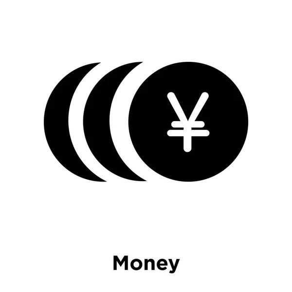 Geld Pictogram Vector Geïsoleerd Een Witte Achtergrond Logo Concept Van — Stockvector