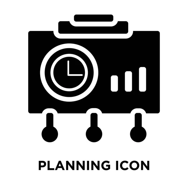 Іконка Планування Вектор Ізольовано Білому Тлі Концепція Логотипу Знак Планування — стоковий вектор
