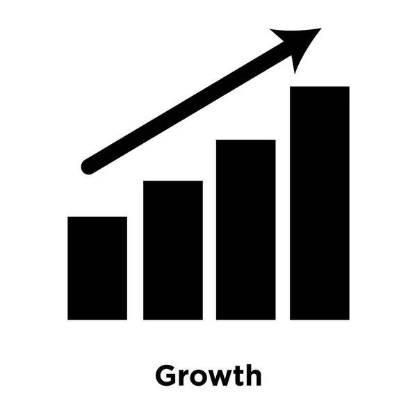 Vetor Ícone Crescimento Isolado Fundo Branco Conceito Logotipo Sinal Crescimento — Vetor de Stock