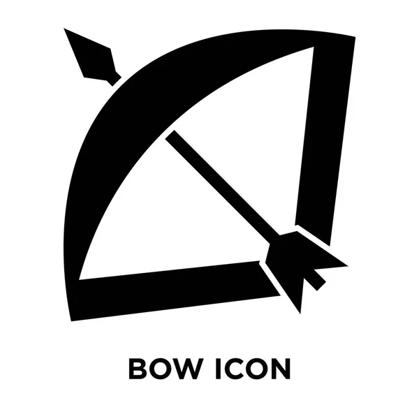 Bow Icône Vecteur Isolé Sur Fond Blanc Concept Logo Bow — Image vectorielle