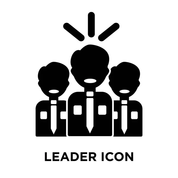 Vetor Ícone Líder Isolado Fundo Branco Conceito Logotipo Sinal Leader — Vetor de Stock