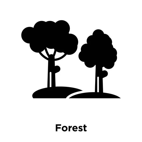 Wald Symbol Vektor Isoliert Auf Weißem Hintergrund Logo Konzept Des — Stockvektor