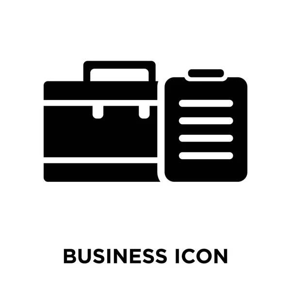 Liiketoimintaikoni Vektori Eristetty Valkoisella Taustalla Logo Käsite Business Merkki Läpinäkyvällä — vektorikuva
