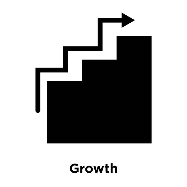 Vetor Ícone Crescimento Isolado Fundo Branco Conceito Logotipo Sinal Crescimento — Vetor de Stock