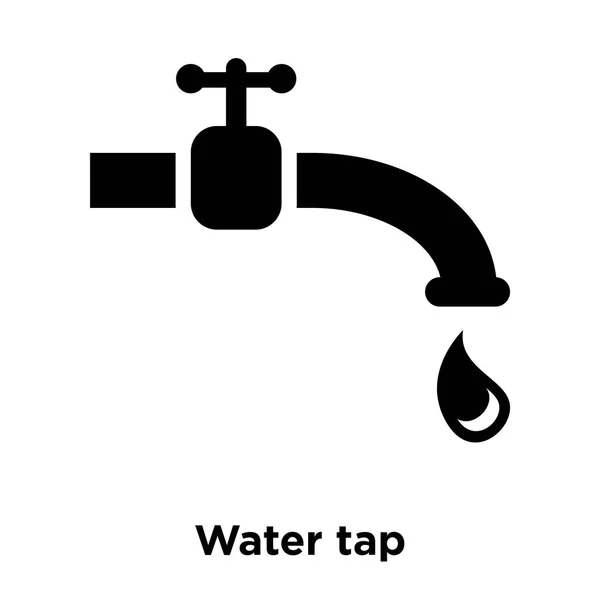 Wasserhahn Symbol Vektor Isoliert Auf Weißem Hintergrund Logo Konzept Von — Stockvektor