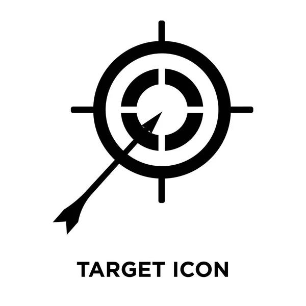 Icône Cible Vecteur Isolé Sur Fond Blanc Concept Logo Signe — Image vectorielle