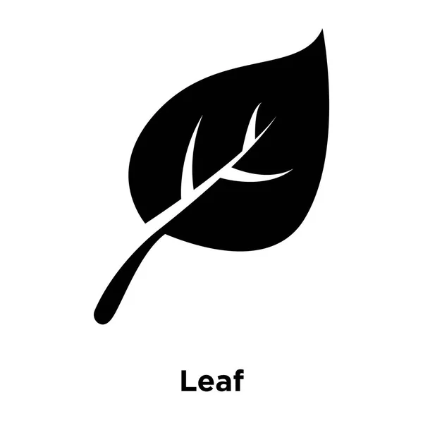 Leaf Icon Vector Isolated White Background Logo Concept Leaf Sign — Stock Vector