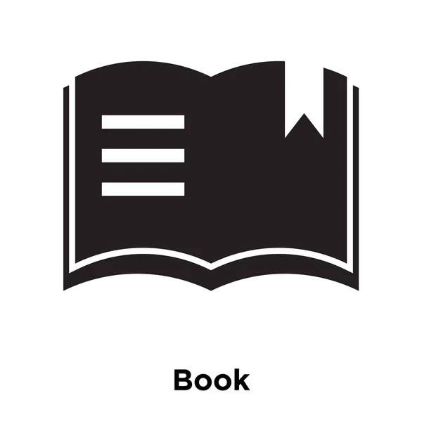 Book Icon Vector Isolated White Background Logo Concept Book Sign — Stock Vector