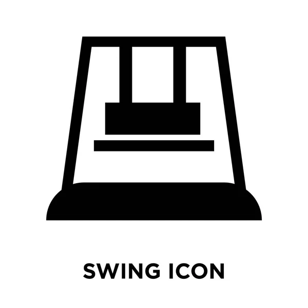 Swing Vector Icono Aislado Sobre Fondo Blanco Concepto Logotipo Swing — Vector de stock
