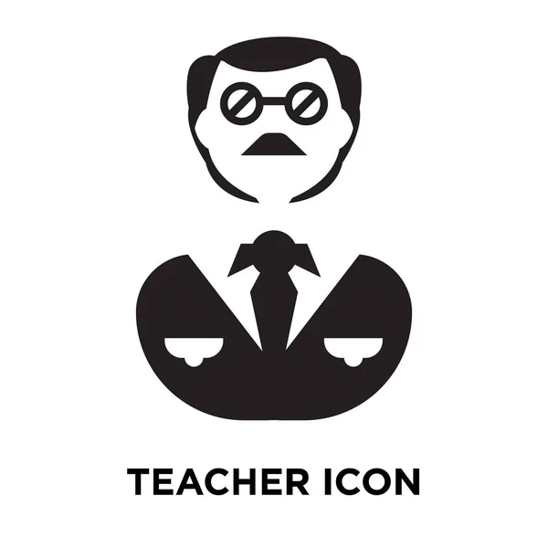 Вектор Іконки Вчителя Ізольовано Білому Тлі Концепція Логотипу Знака Вчителя — стоковий вектор