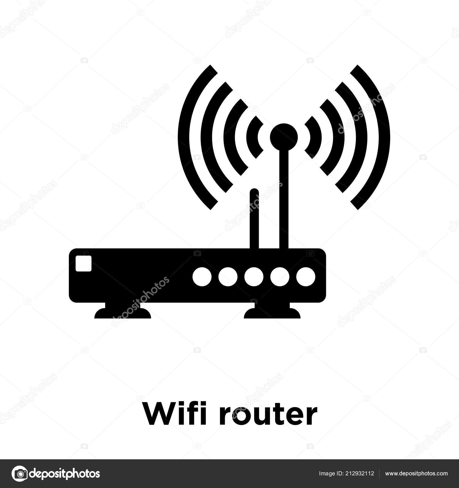 Wifi Router Ikon Vektor Hvid Baggrund Logo Koncept ©TopVectorStock 212932112