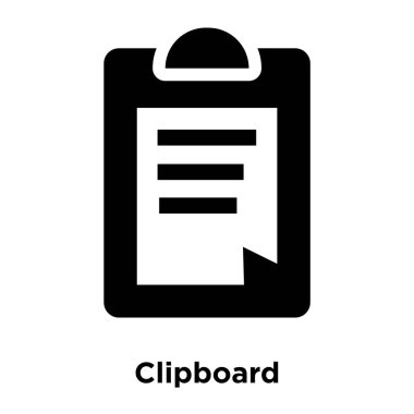 Beyaz arka plan, logo şeffaf arka plan, pano işareti kavramı üzerinde izole Pano simge vektör siyah sembol dolu