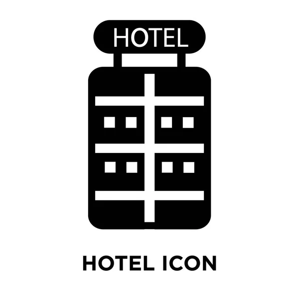 Icône Hôtel Vecteur Isolé Sur Fond Blanc Concept Logo Hôtel — Image vectorielle