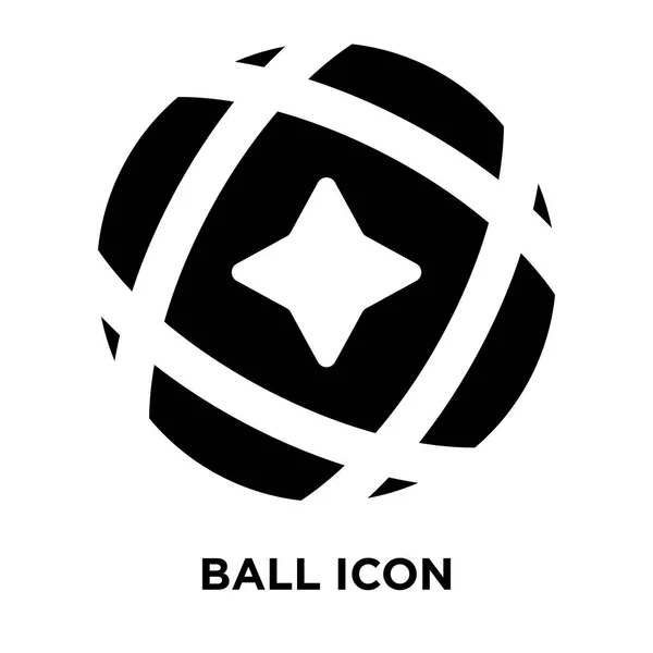 Vecteur Icône Boule Isolé Sur Fond Blanc Concept Logo Signe — Image vectorielle