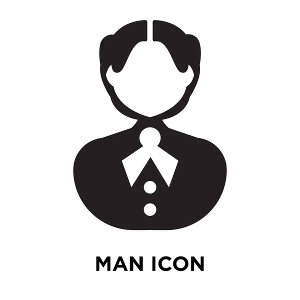 Icône Homme Vecteur Isolé Sur Fond Blanc Concept Logo Signe — Image vectorielle