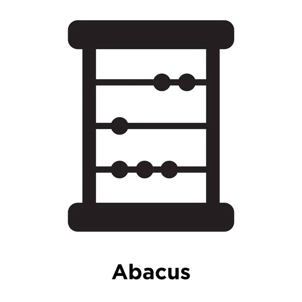 Vettore Icona Abacus Isolato Sfondo Bianco Logo Concetto Segno Abacus — Vettoriale Stock