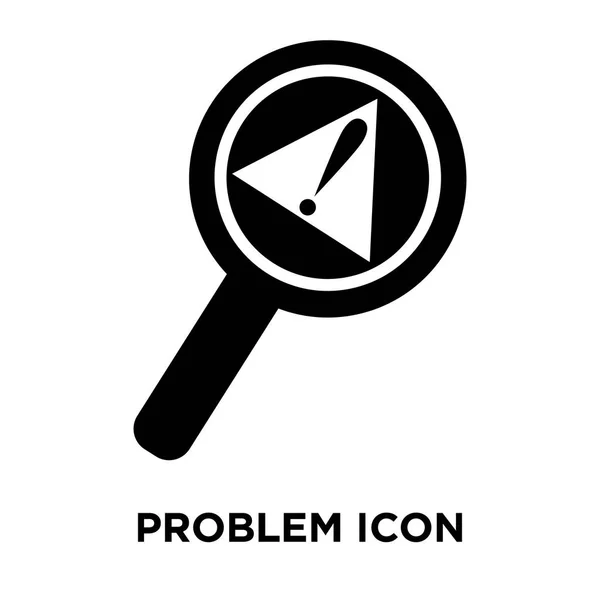 Icono Problema Vector Aislado Sobre Fondo Blanco Concepto Logotipo Signo — Vector de stock