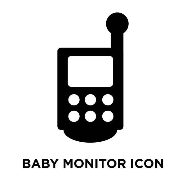 Baby Monitor Ikonu Vektorové Izolovaných Bílém Pozadí Logo Pojmu Chůvička — Stockový vektor