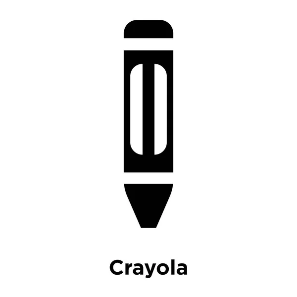 Crayola Symbol Vektor Isoliert Auf Weißem Hintergrund Logo Konzept Von — Stockvektor