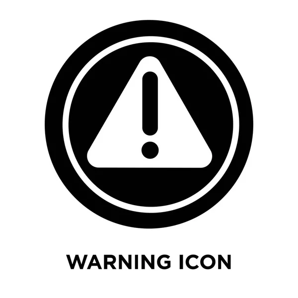 Icono Advertencia Vector Aislado Sobre Fondo Blanco Concepto Logotipo Señal — Archivo Imágenes Vectoriales