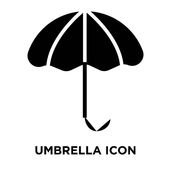 Зонтик Иконка Вектор Изолирован Белом Фоне Логотип Концепции Знак Зонтик — стоковый вектор