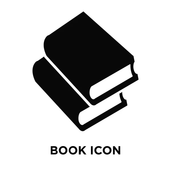 Icono Del Libro Vector Aislado Sobre Fondo Blanco Concepto Logotipo — Archivo Imágenes Vectoriales