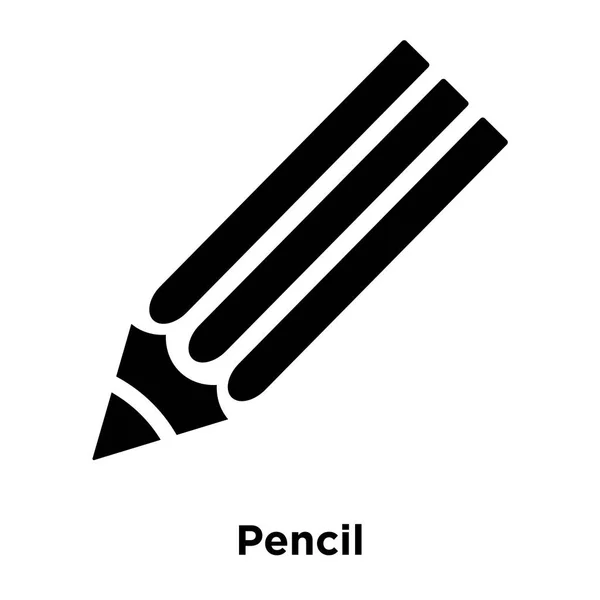 Bleistift Symbol Vektor Isoliert Auf Weißem Hintergrund Logo Konzept Des — Stockvektor