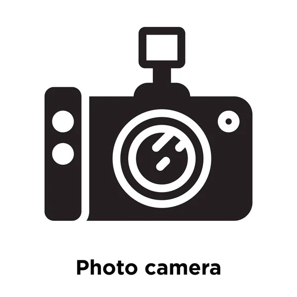 Vettore Icona Della Fotocamera Fotografica Isolato Sfondo Bianco Concetto Logo — Vettoriale Stock