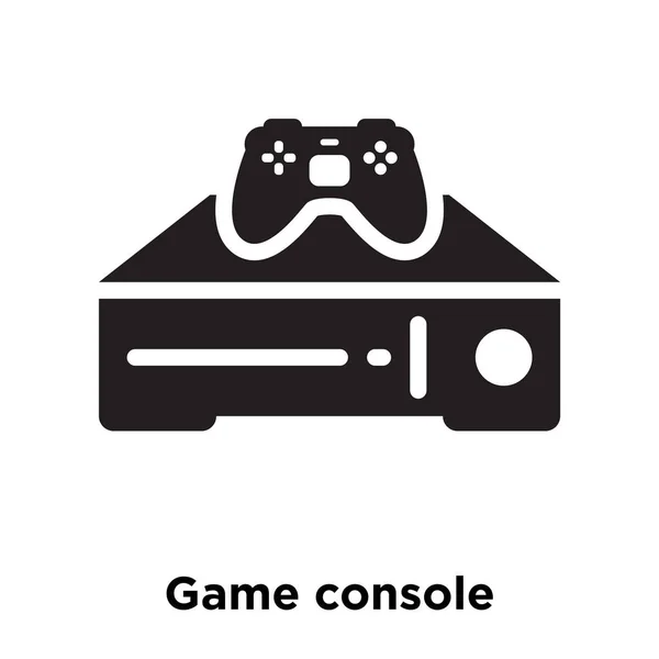 Vecteur Icône Console Jeu Isolé Sur Fond Blanc Concept Logo — Image vectorielle