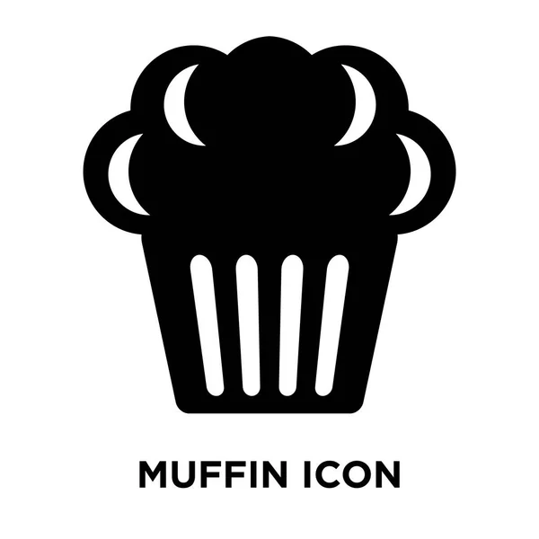 Muffin Icon Vektor Isoliert Auf Weißem Hintergrund Logo Konzept Muffin — Stockvektor