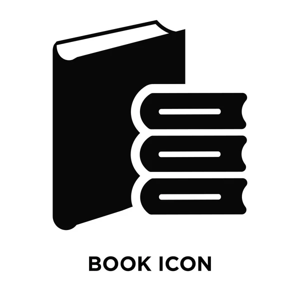 Διάνυσμα Εικονίδιο Βιβλίο Που Απομονώνονται Λευκό Φόντο Λογότυπο Έννοια Του — Διανυσματικό Αρχείο