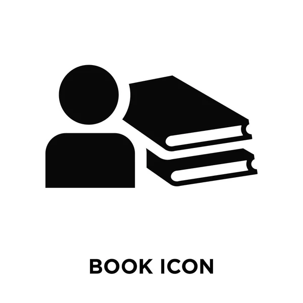 Boek Pictogram Vector Geïsoleerd Een Witte Achtergrond Logo Concept Van — Stockvector