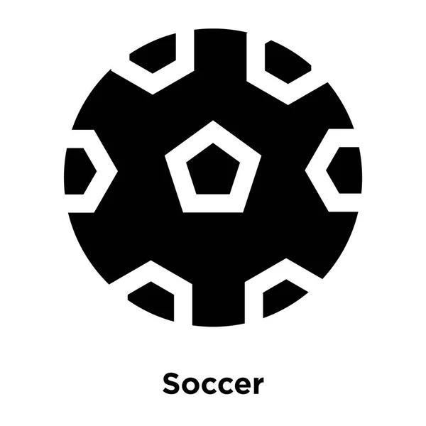 Vetor Ícone Futebol Isolado Fundo Branco Conceito Logotipo Sinal Futebol — Vetor de Stock