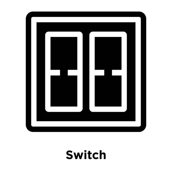 Switch Icon Vector Isolated White Background Logo Concept Switch Sign — Stock Vector