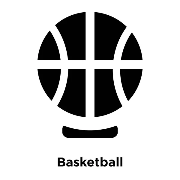 Vector Icono Baloncesto Aislado Sobre Fondo Blanco Concepto Logo Baloncesto — Vector de stock