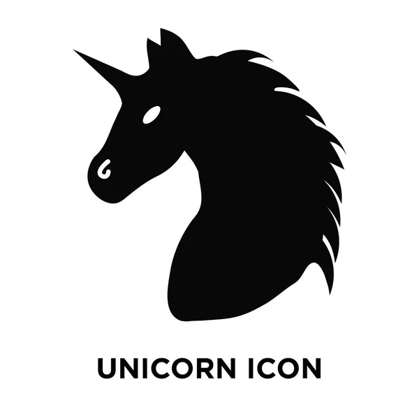 Vektor Ikon Unicorn Diisolasi Pada Latar Belakang Putih Konsep Logo - Stok Vektor