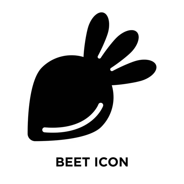 Vecteur Icône Betterave Isolé Sur Fond Blanc Concept Logo Signe — Image vectorielle