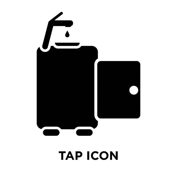 Вектор Значка Нажатия Изолирован Белом Фоне Концепция Логотипа Tap Знак — стоковый вектор