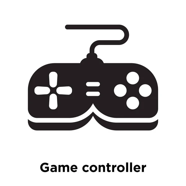 Game Controller Icon Vector Isolated White Background Logo Concept Game — Stock Vector