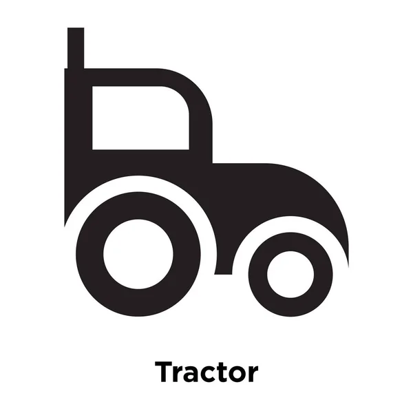 Tractor Icono Vector Aislado Sobre Fondo Blanco Concepto Logotipo Tractor — Vector de stock