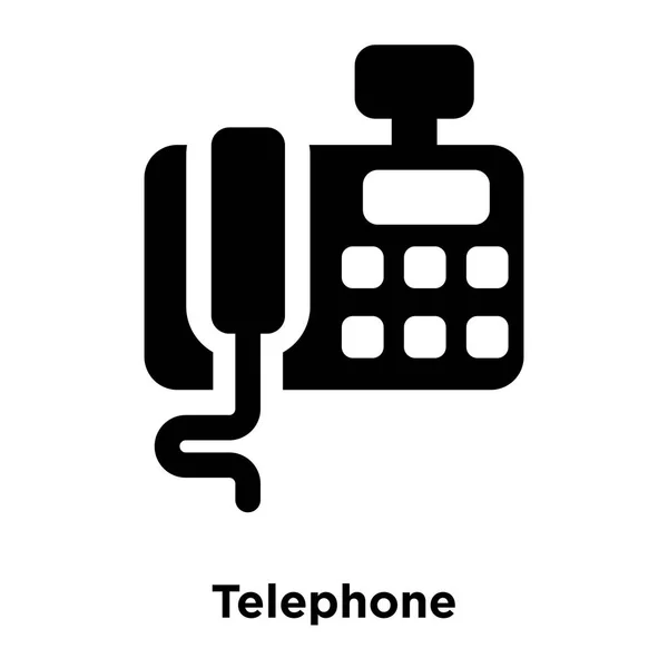 Telefoon Pictogram Vector Geïsoleerd Een Witte Achtergrond Logo Concept Van — Stockvector