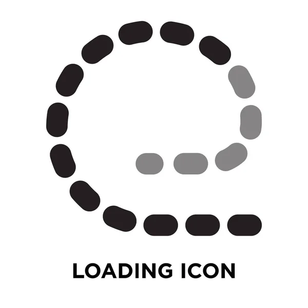 Загрузка Вектора Иконки Изолированы Белом Фоне Концепция Логотипа Загрузка Знак — стоковый вектор