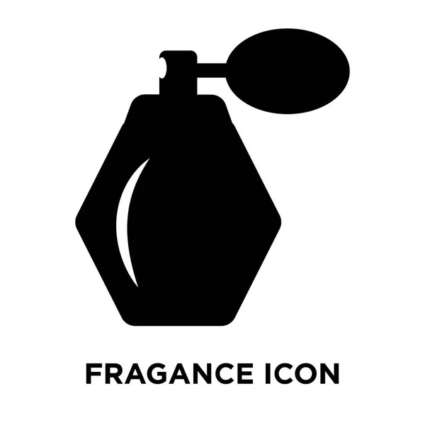 Fragance 图标矢量隔离在白色背景上 标志概念的 Fragance 标志在透明的背景 充满黑色符号 — 图库矢量图片